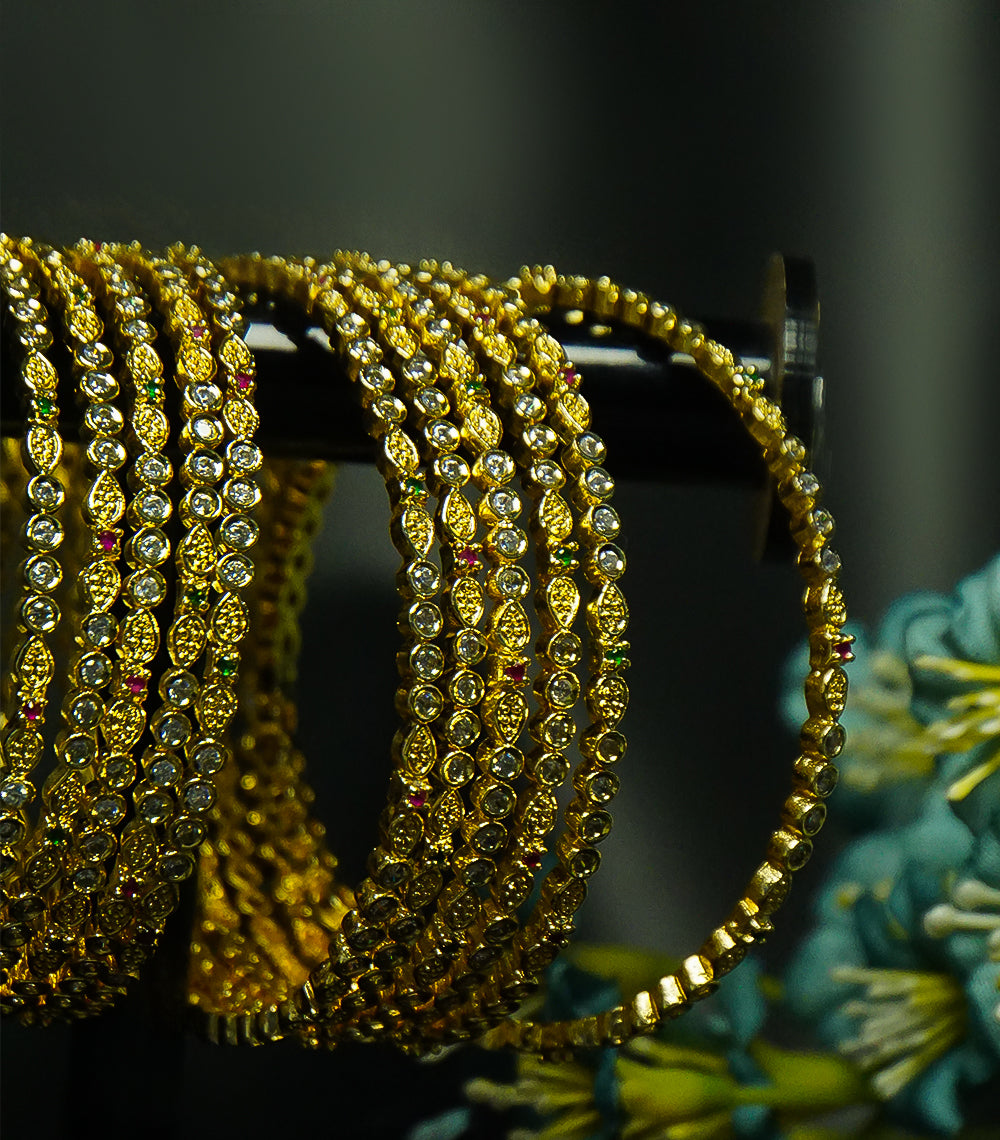 Golden bangles