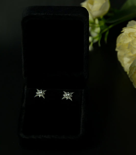 Star Shapes Silver Stone Tops