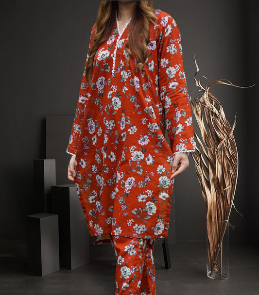 Dark Rust Co-Ord Set – Bold & Earthy